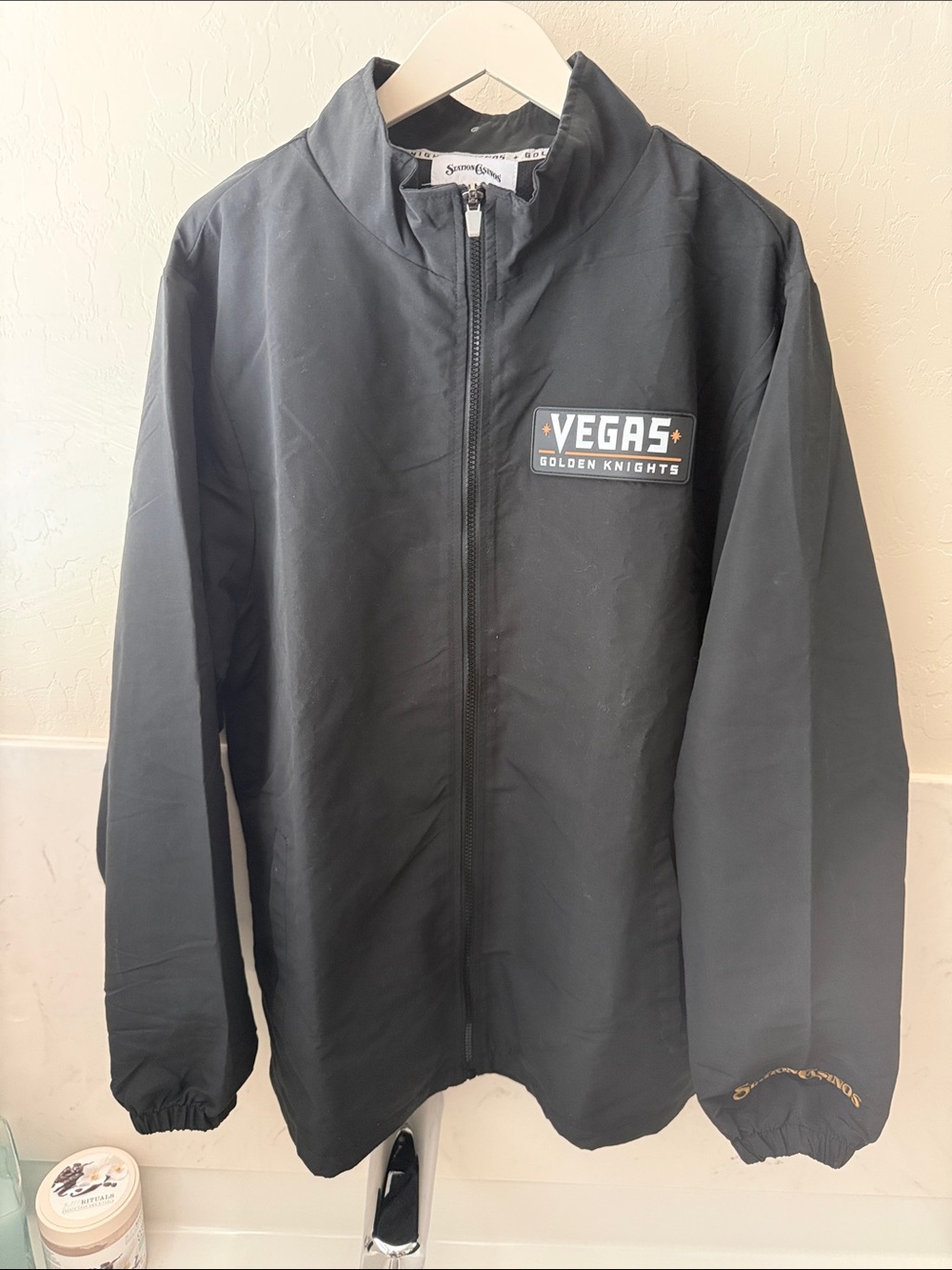 Black Windbreaker Jacket